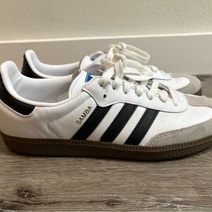 Adidas Samba White Black Sneakers